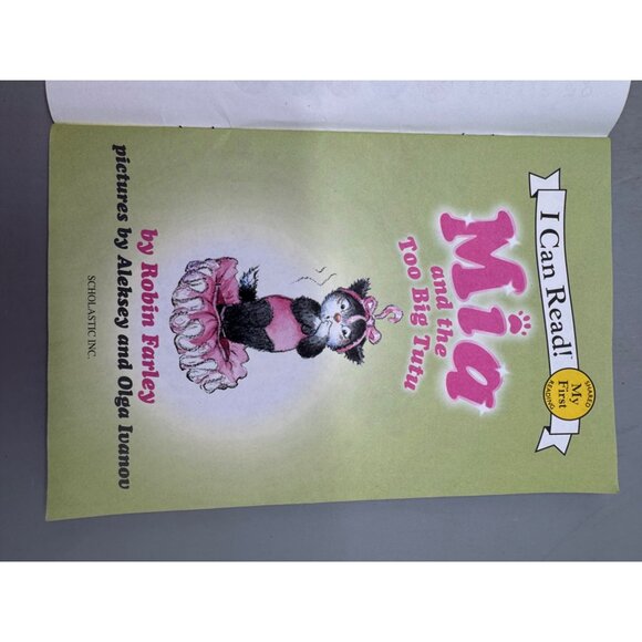 Mia And The Too Big Tutu I Can Read Level My First paperback Book Robin Farley - Picture 5 of 6
